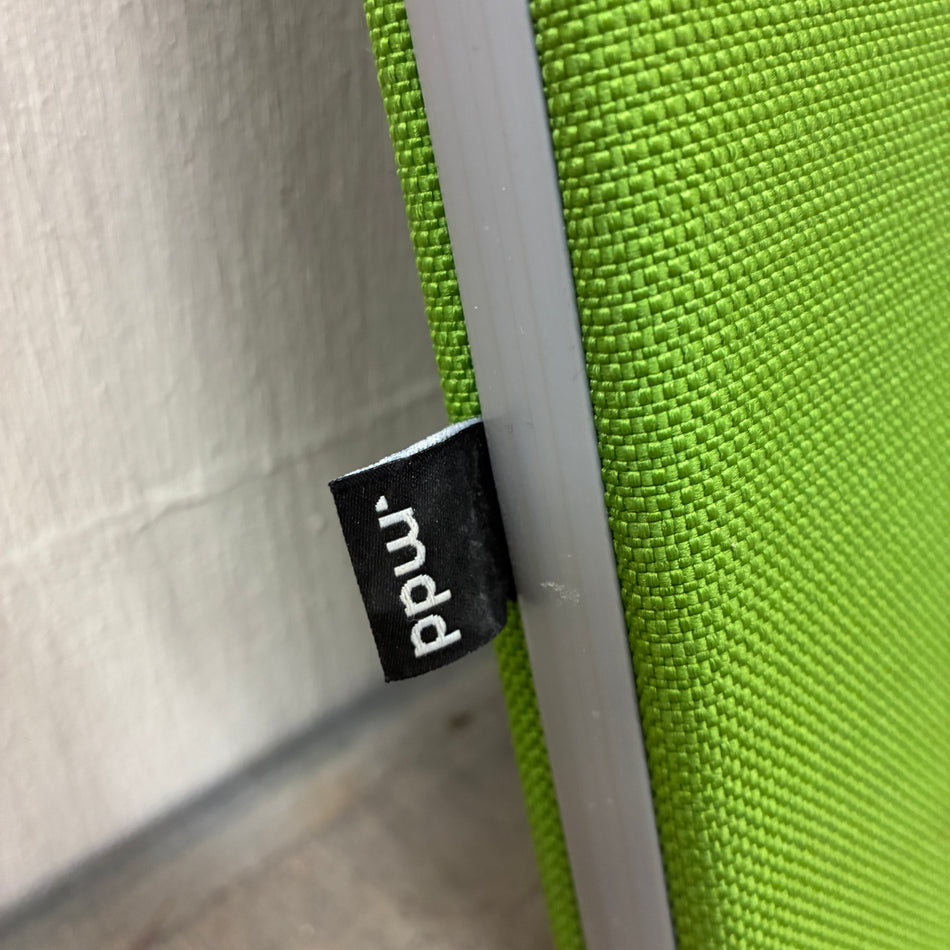 MDD Akustik-Wandpaneel Büro Schreibtisch-Trennwand Sichtschutz Grün Gebraucht