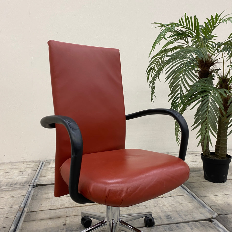 Vitra AC 1 Designer Bürodrehstuhl Antonio Citterio Klassiker Rot Gebraucht