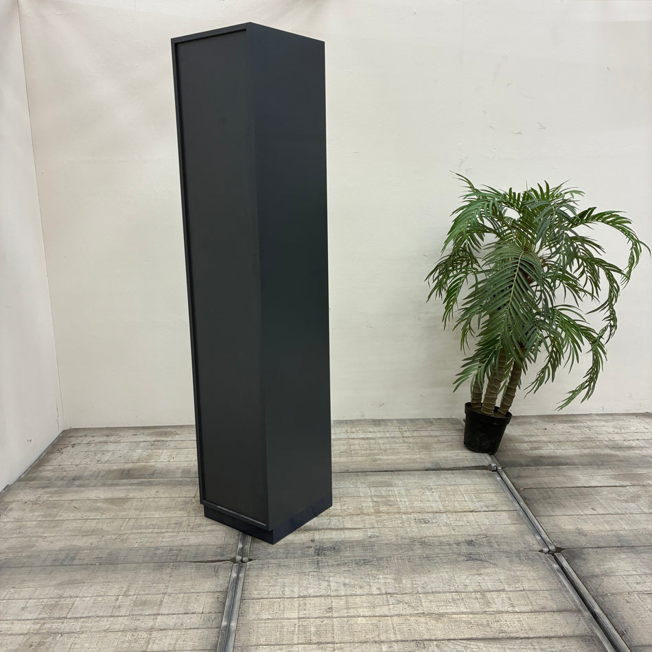 Assmann Büroregal Aktenregal Standregal Anthrazit Braun Holz 5 Fächer Regal Gebraucht