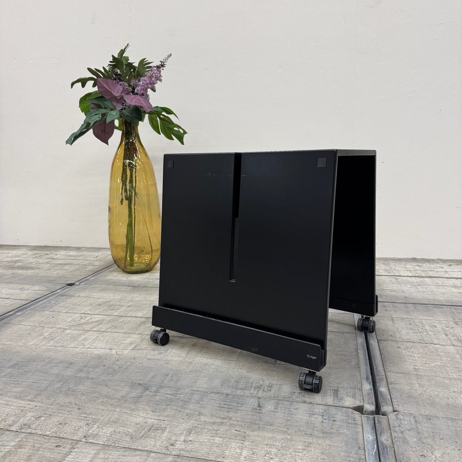 SIGEL Meet up Stand MU050 Mobiler Aufsteller Rollbar Schwarz Gebraucht