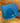 Snackdose Obst blau transparent Kunststoff mit Deckel