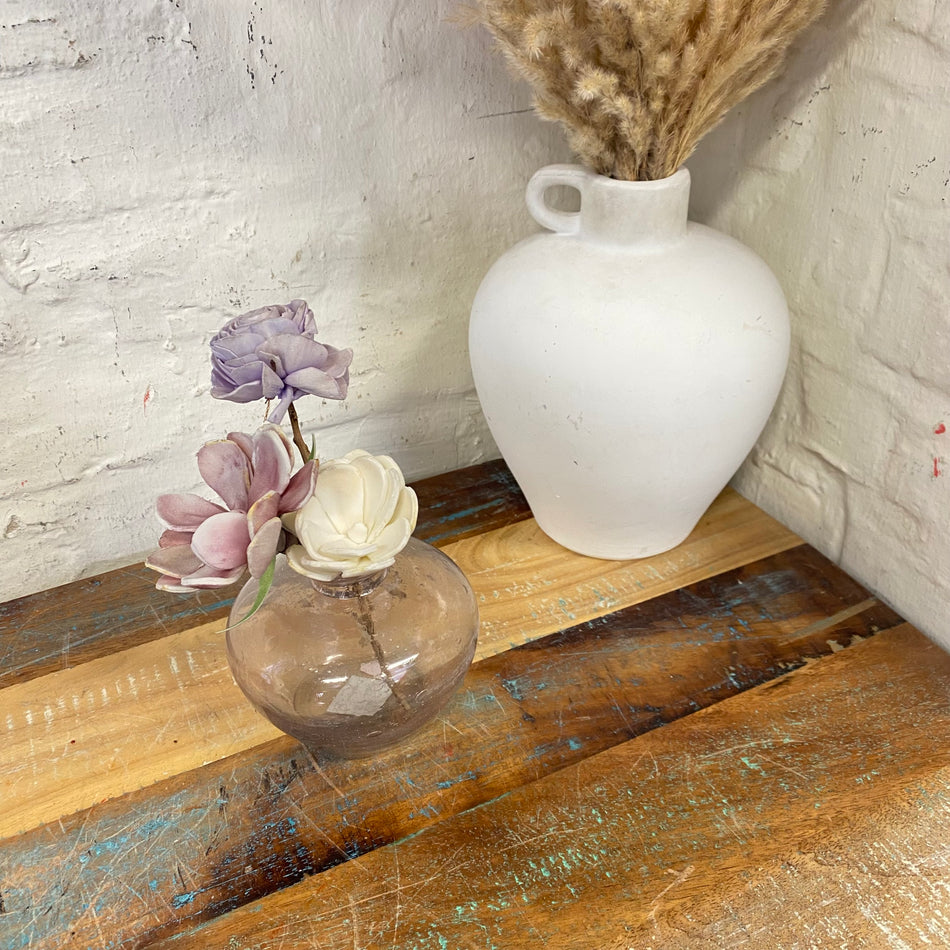 Countryfield Vase Trude hellrosa Glas 12cm