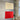 Akustikwand gebraucht rot beige hängend 80x220