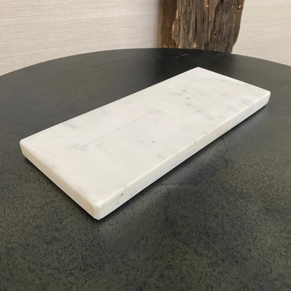 Marmorplatte Weiß Tablett Deko