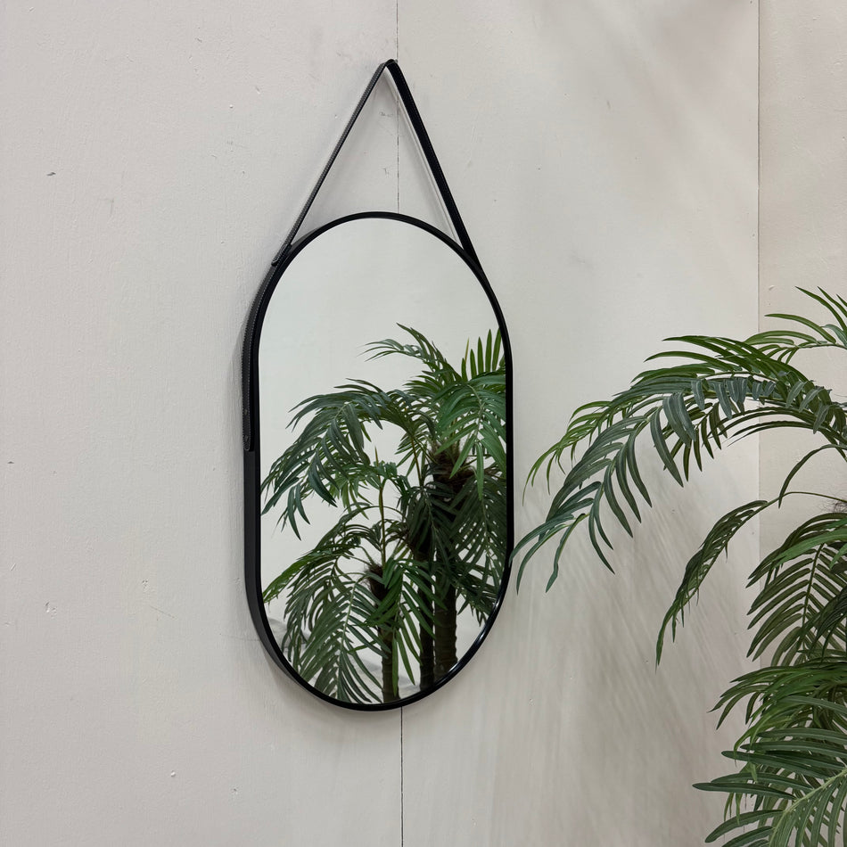 Len-Fra Miami II Wandspiegel 55x85 Spiegel Schwarz Wanddeko