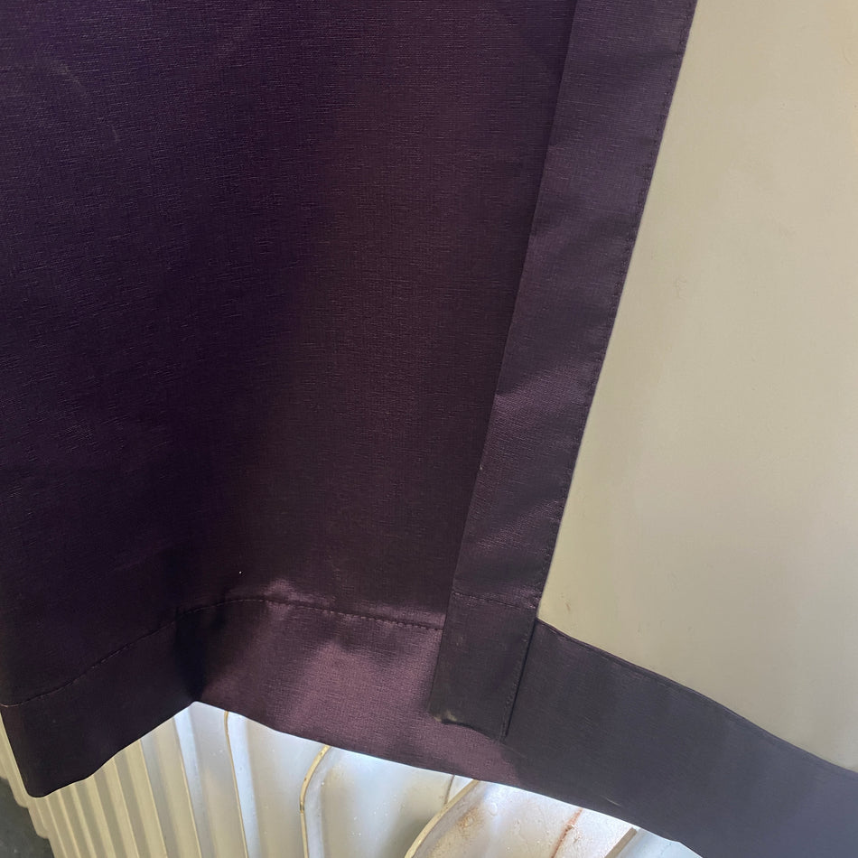 Gardine Vorhang Verdunkler 275x180 lila glänzend gebraucht
