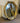 Spiegel golden rund Barockstil 69cm Wandspiegel