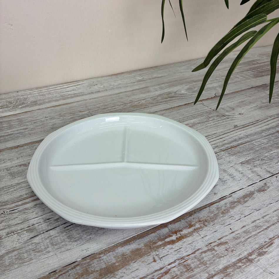Seltmann Weiden Fondueteller 22,5 cm Abteilteller 3-geteilt Frühstücksteller