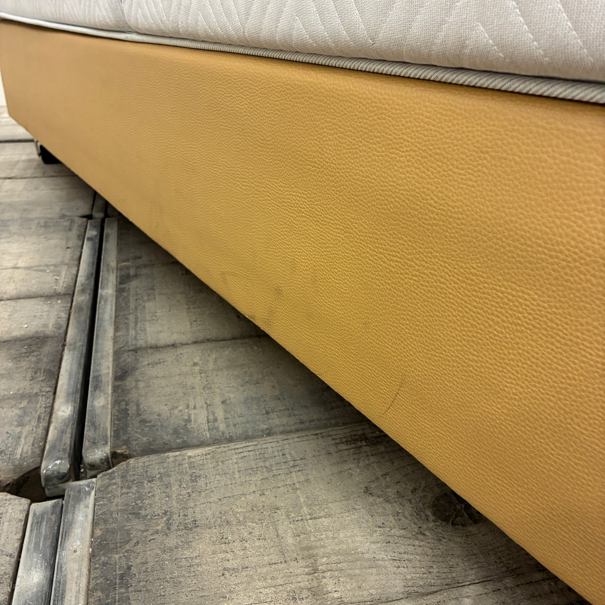 FBF Boxspringbett 90x200 Beige inkl Federkern Matratze Bett Gebraucht