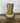 Vase golden Keramik 22cm matt Dekoration
