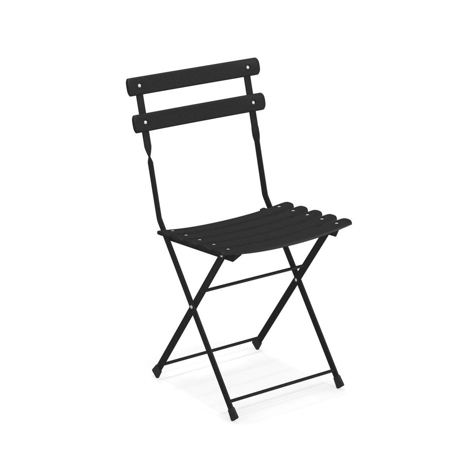 Emu Arc en Ciel Gartenstuhl Schwarz Metall Stuhl Outdoor