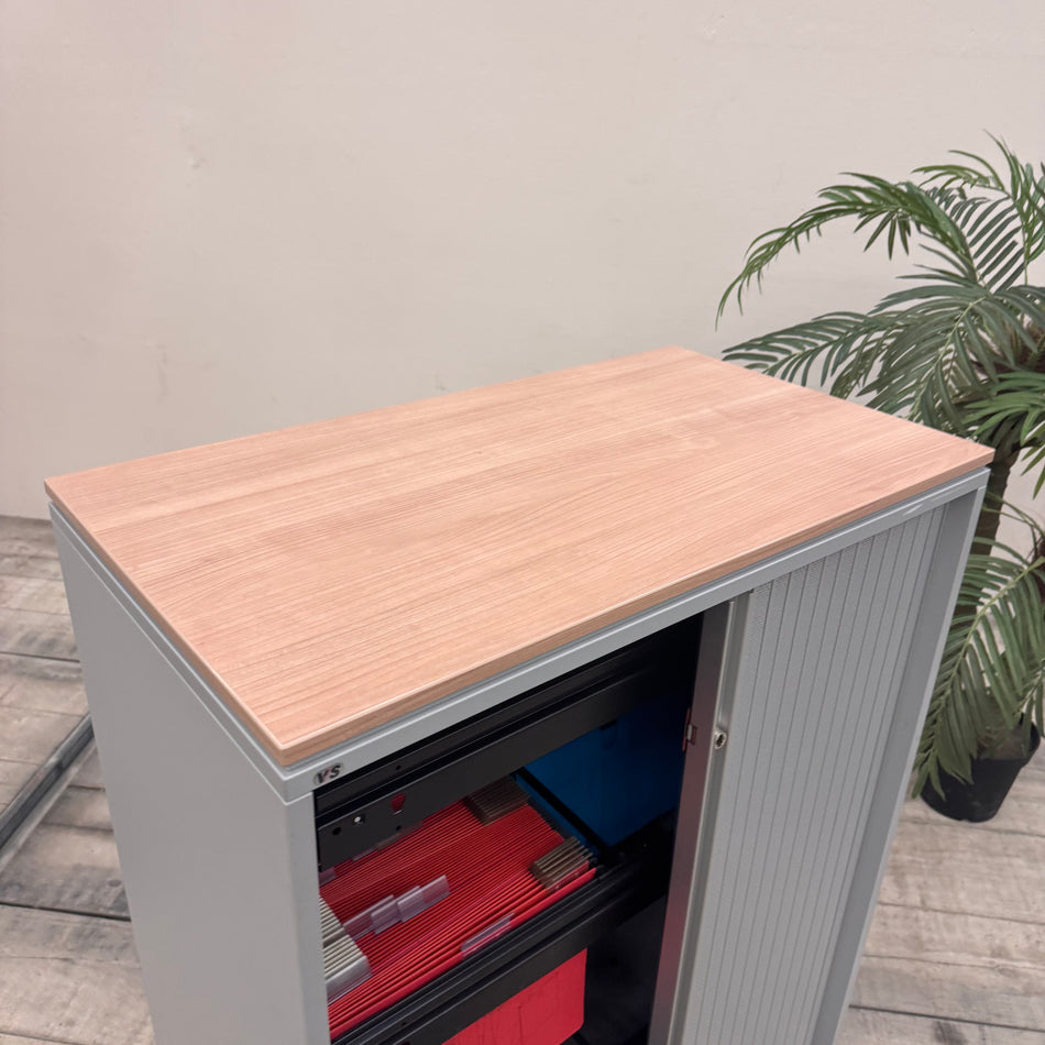 VS Hängeregisterschrank Grau Metall Rollschrank Büro Schrank Gebraucht