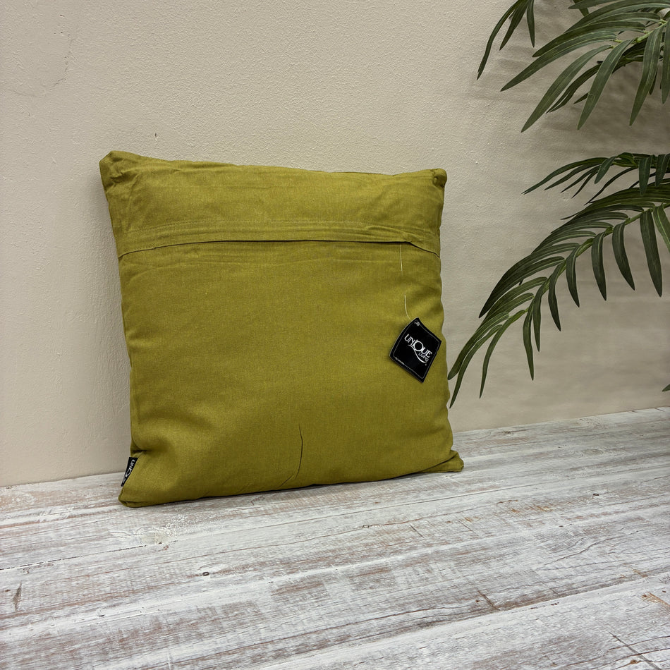 Unique Living Nika Kissen grün Stoff 45x45 Kissen Neuware