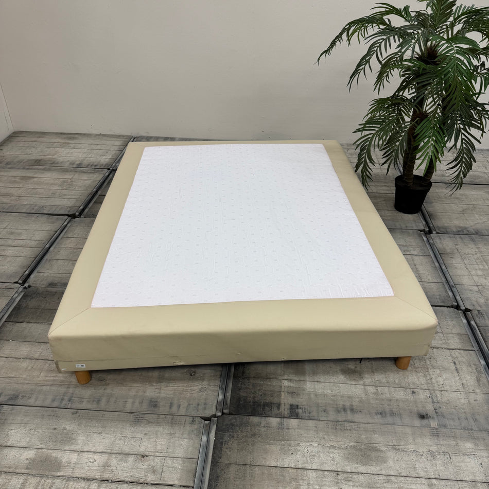 Boxspringbett Bettgestell 160x200 Creme Gebraucht