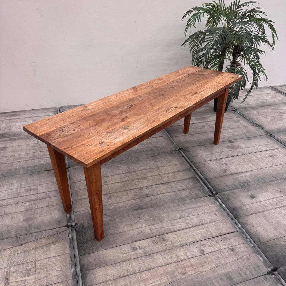 Rustikaler Esstisch Akazienholz Massivholz Vintage Tisch aus Villen-Bestand Gebraucht