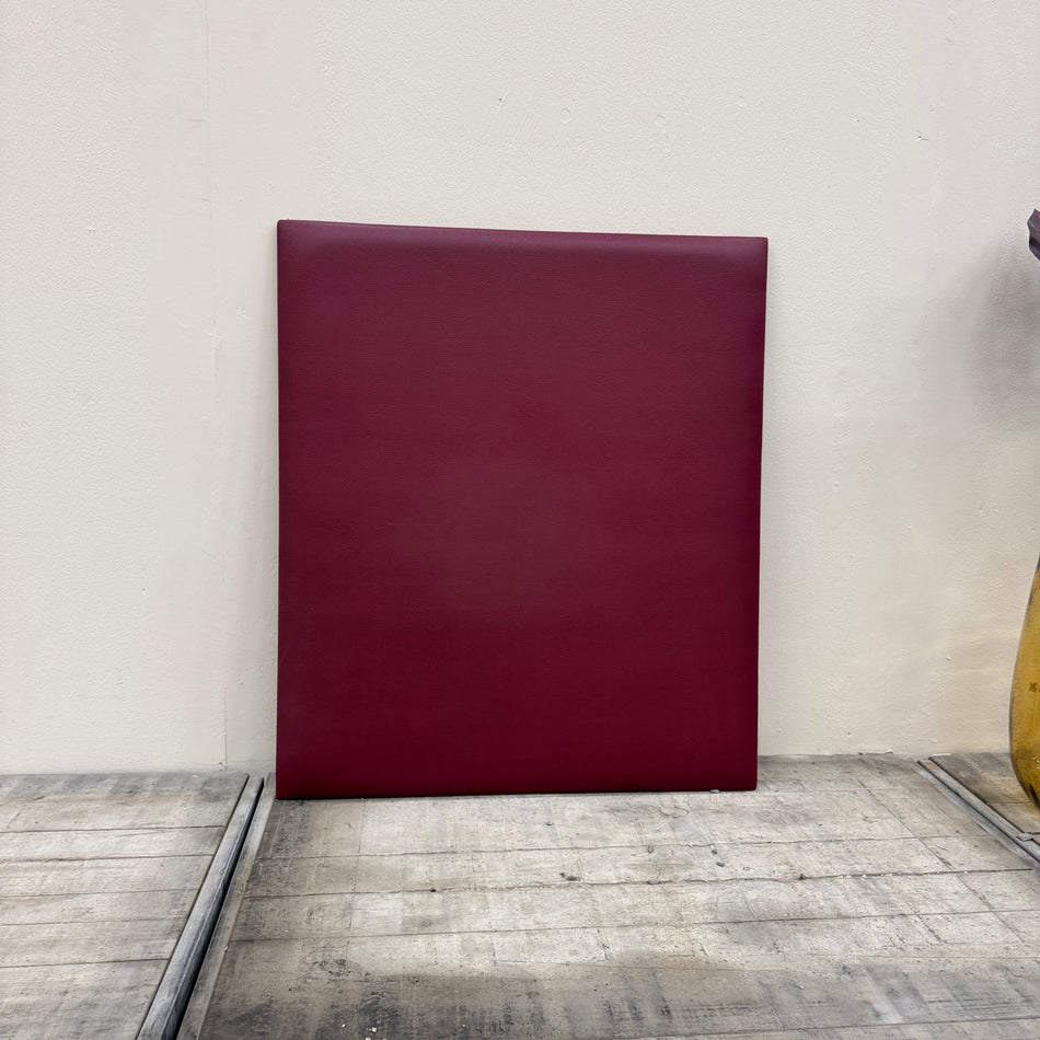 Akustik Wandpaneel 80x95 Lederoptik Bordeauxrot Gebraucht