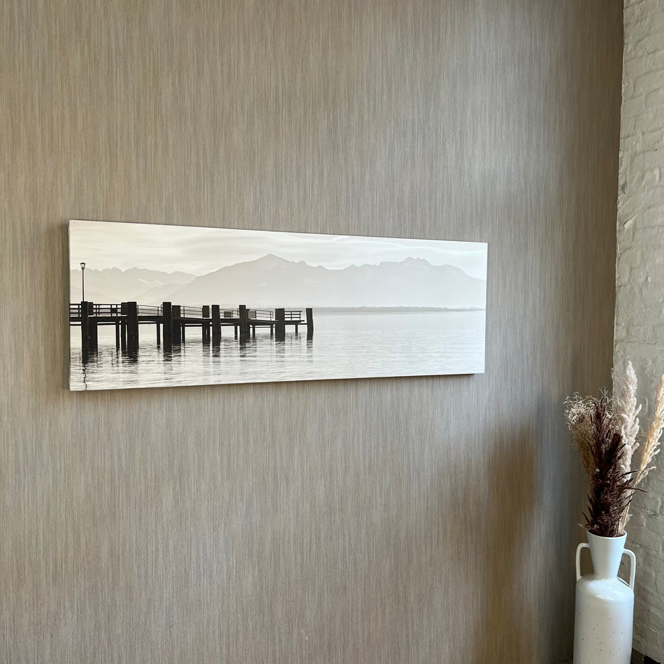 Wandbild gebraucht Sepia schwarz weiß Leinwand Fotodruck 150x50 Bild