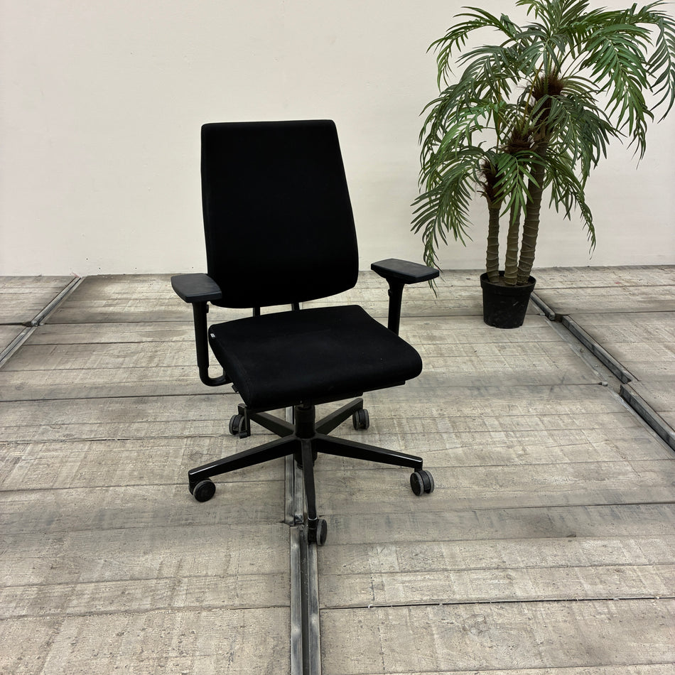 Sedus Black Dot Bürodregstuhl Schwarz Stoff Ergonomisch Armlehnen Bürostuhl Stuhl Gebraucht