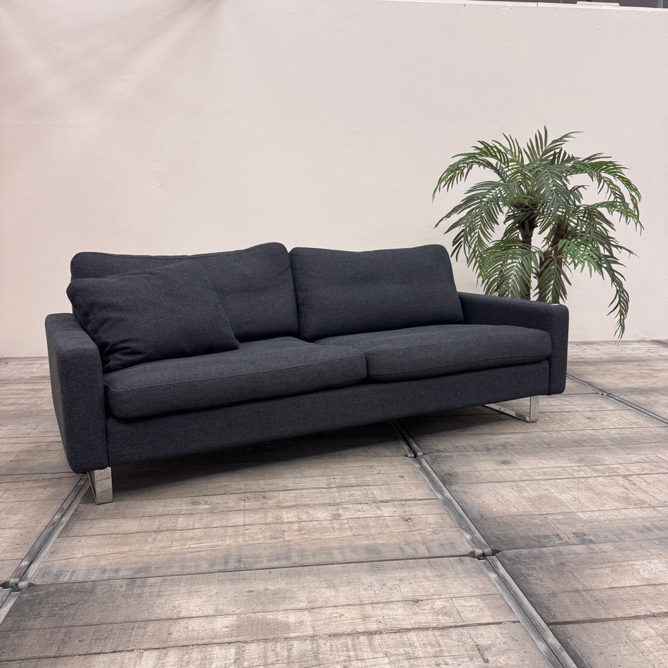 COR Conseta 3-Sitzer Sofa Grau Design-Ikone Couch Gebraucht