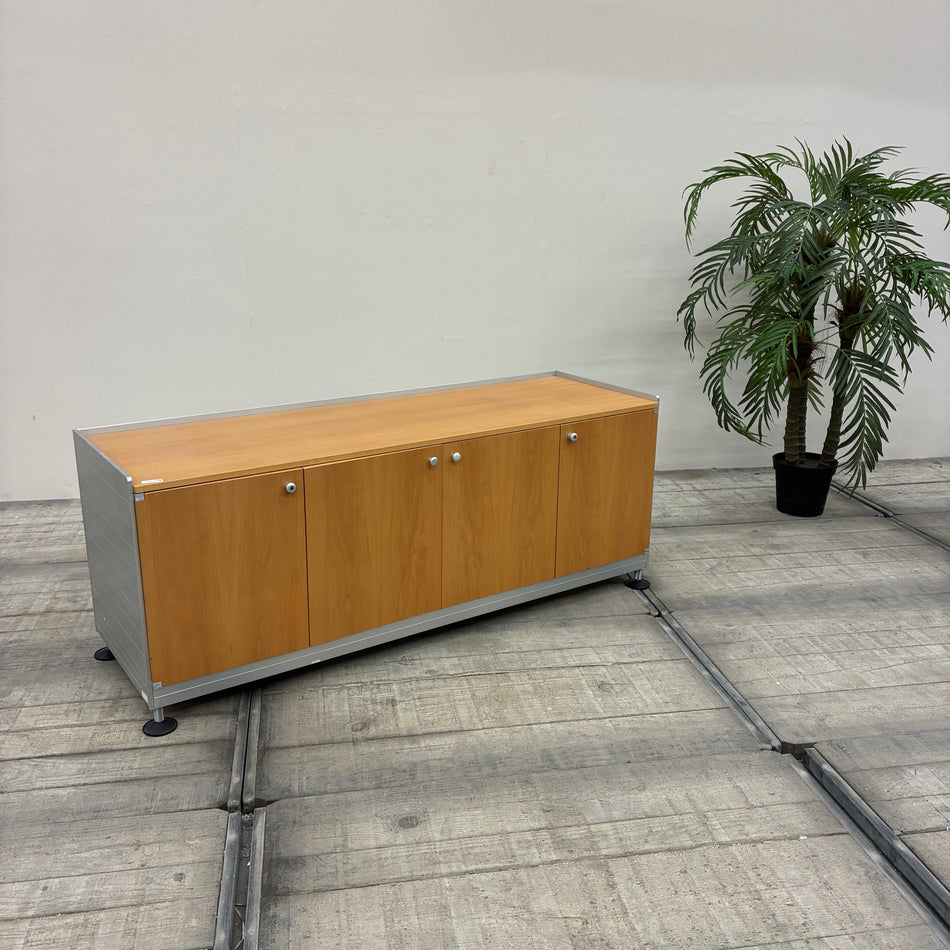Vitra Spatio Sideboard mit Flügeltüren Büromöbel Holz Metall Sideboard Gebraucht