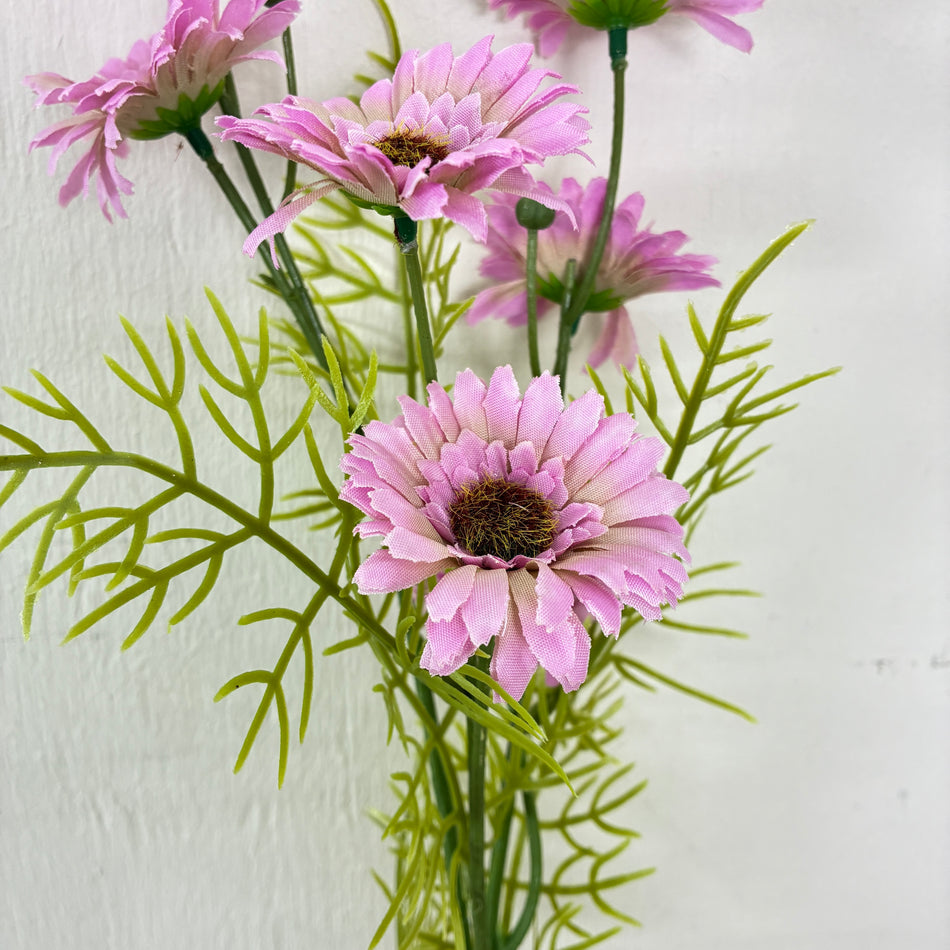 Cosmos Kunstblume Lila 74cm Margerite Kunstzweig Blume Kunstpflanze Deko