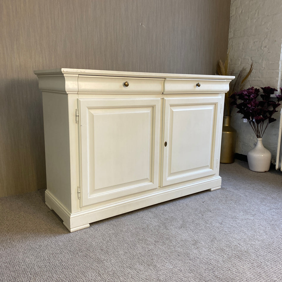 andhaus Sideboard Weiß – Kommode mit Türen & Schublade – viel Stauraum – stabil – gebraucht