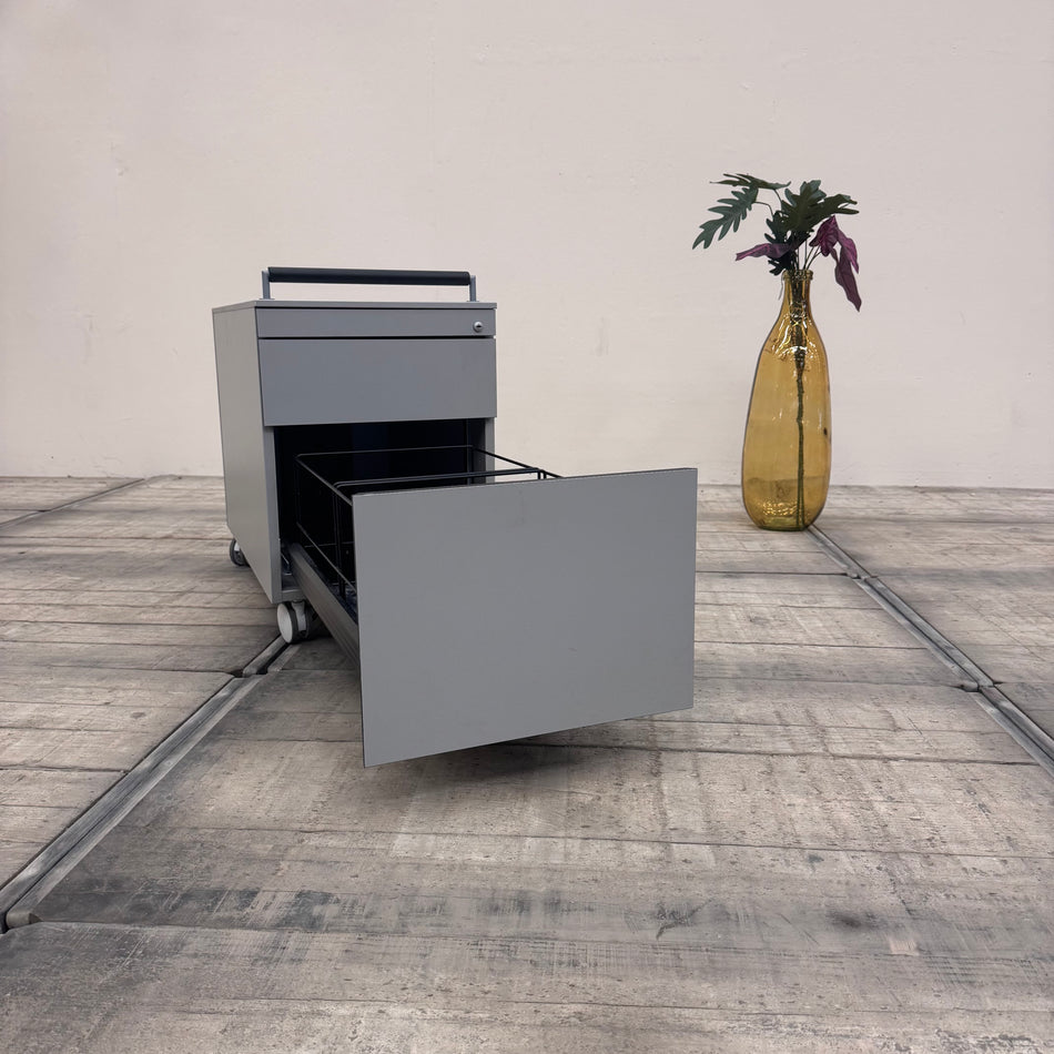 Planmöbel Rollcontainer Lichtgrau 3 Schubladen Büro Container Gebraucht