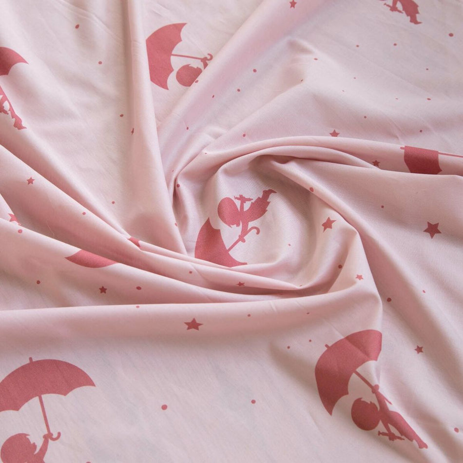 Hoppekids Sandmännchen (Ole Lukoie) Vorhang für Halbhochbett, Rot