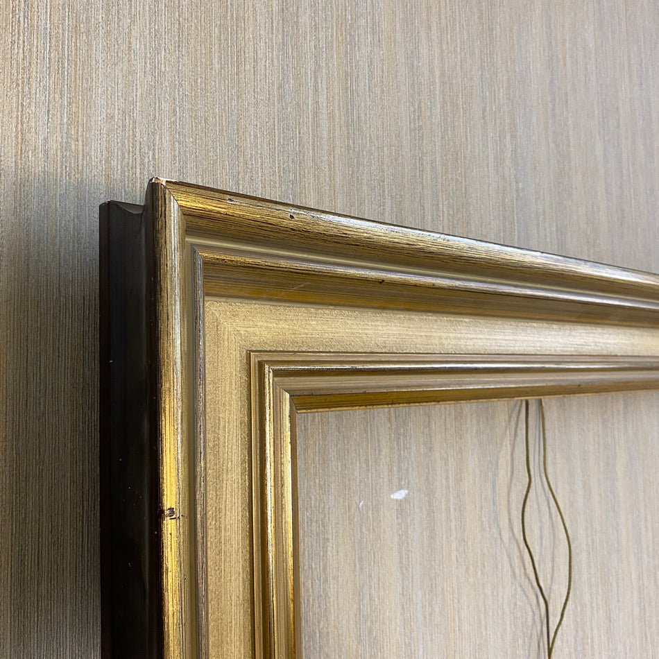 Rahmen antik golden Holz 100x115 Bilderrahmen