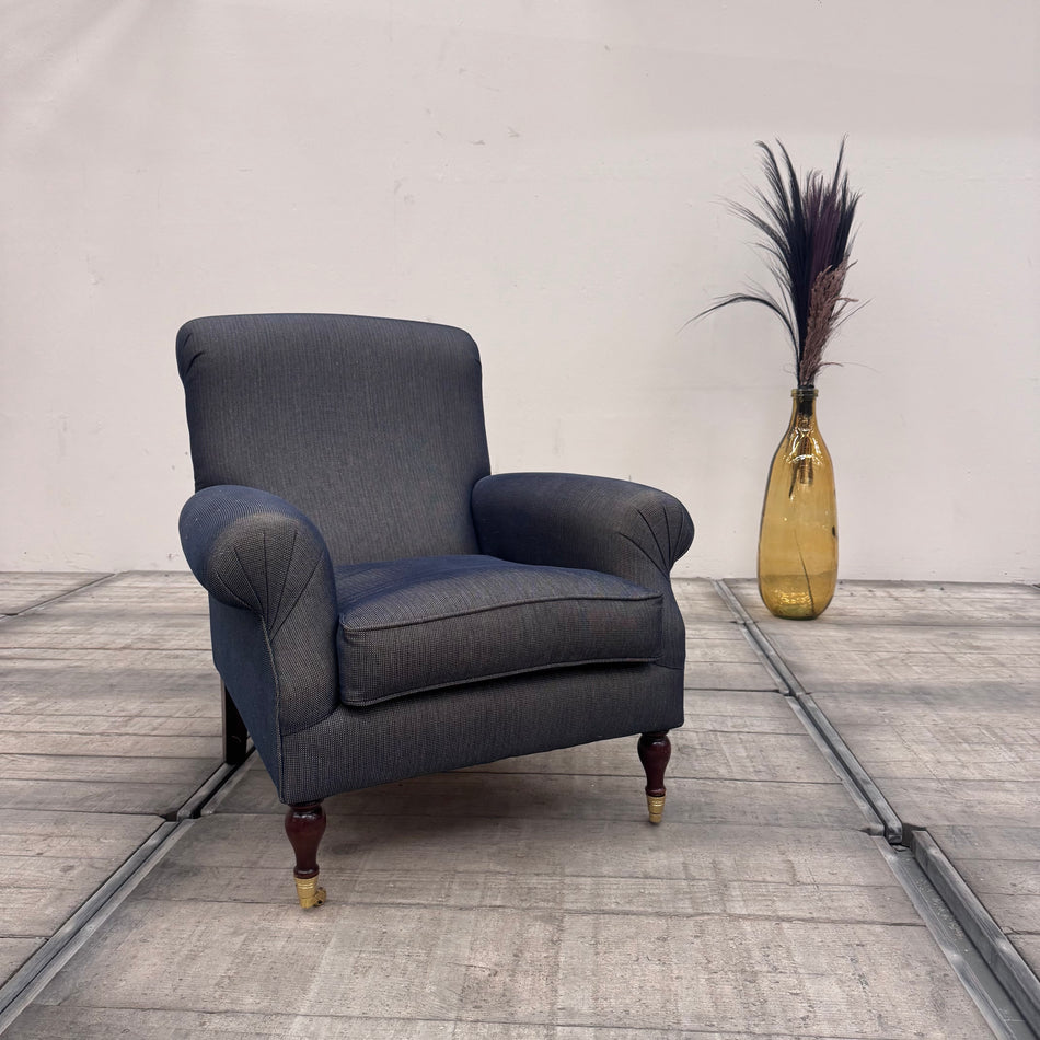 Polstersessel Sessel Clubsesssel Blau Grau Gebraucht