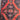 Vintage Teppich rot gemustert antik 115x180 orientalisch