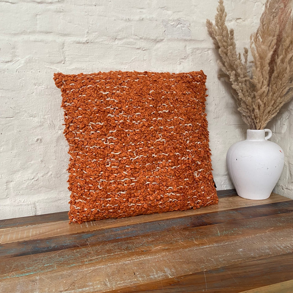 Unique Living Dekokissen Joey neu orange Stoff Kissen 45 x 45cm