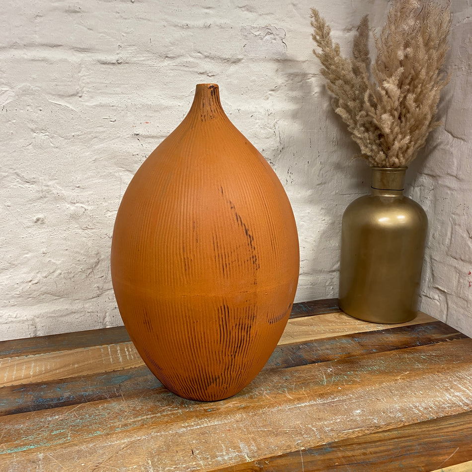 Bodenvase Terrakotta groß Deko Vase