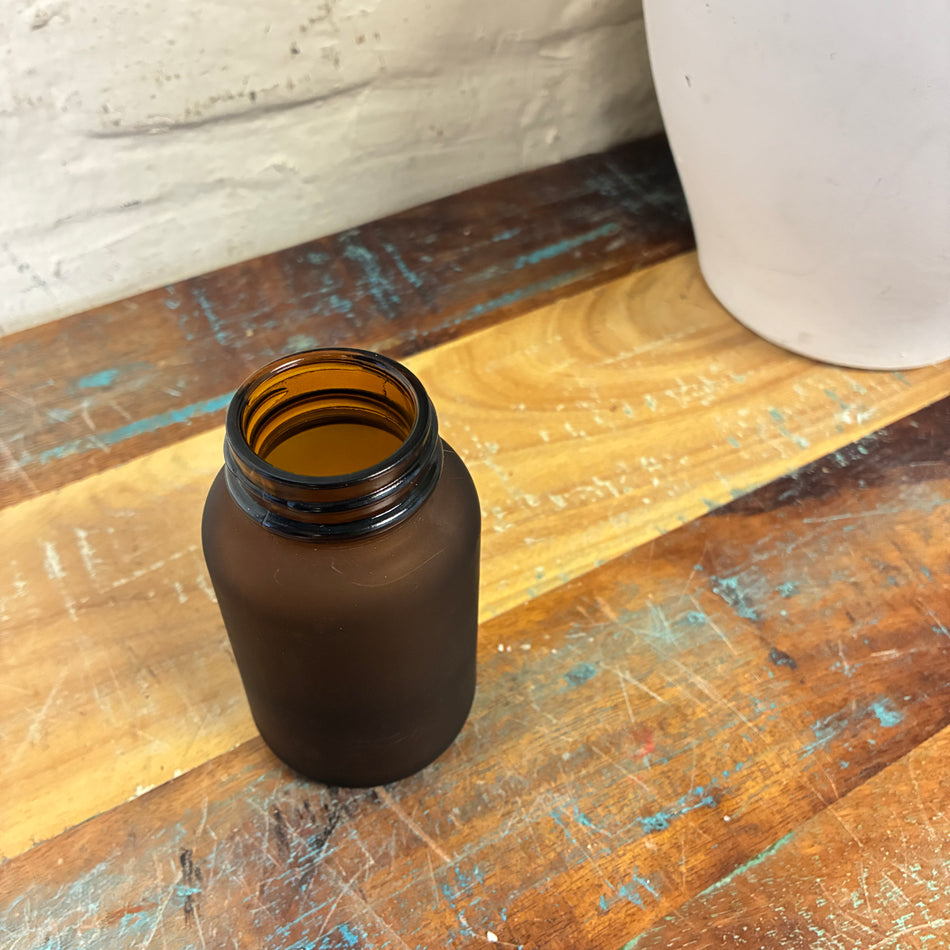 Glasflasche braun 120ml