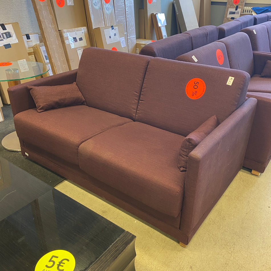Schlafsofa gebraucht lila Couch Sofa