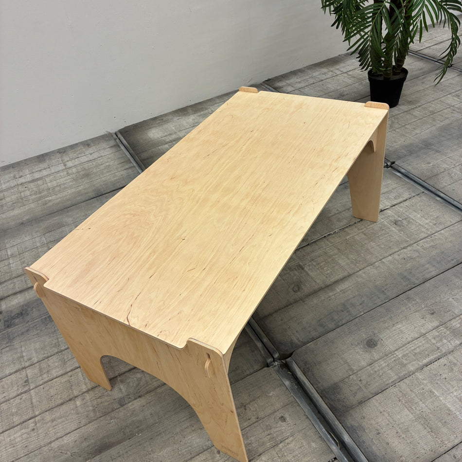 KidsDepot Easyclick Brussel M Kindertisch Holz Natur Holz Tisch