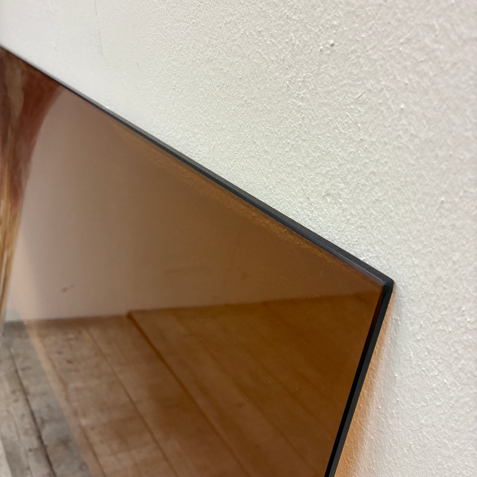 Glass Panels Set 4 Pieces Smoked Glass Brown Tinted Table Tops Replacement Panels Used