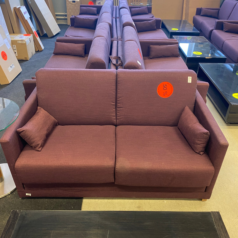 Schlafsofa gebraucht lila Couch Sofa