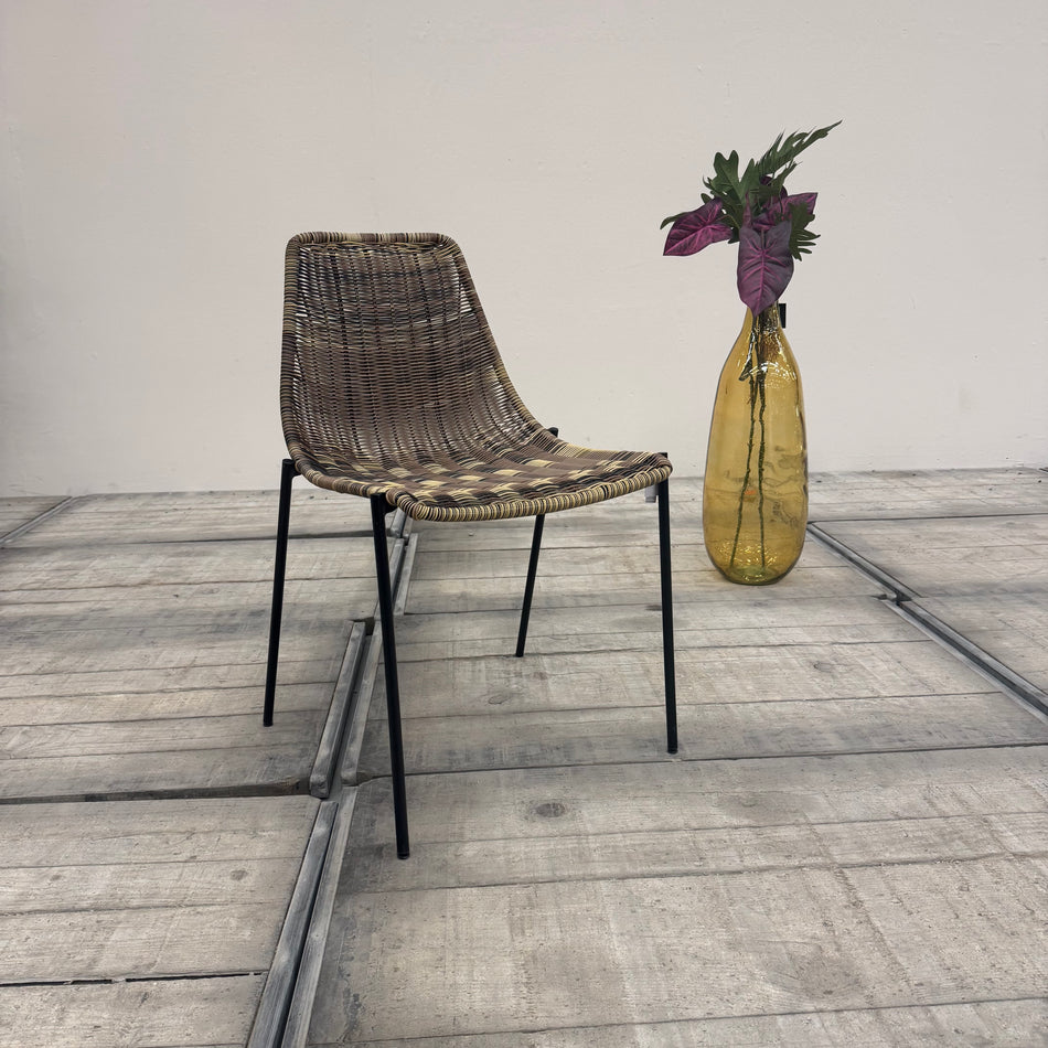 Kare Design Tansania Stuhl Rattan Geflecht Design Esszimmerstuhl
