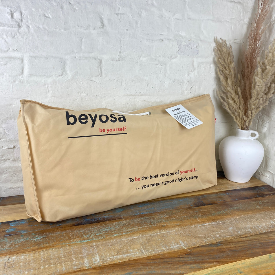 Beyosa white line Kopfkissen 80x40 Kissen Memory-Schaum Textilien Neuware