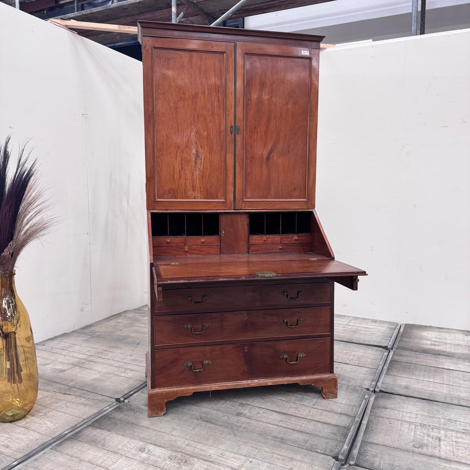 Sekretär Schreibschrank Mahagoni Mit Aufsatz 1900 Schrank Vintage