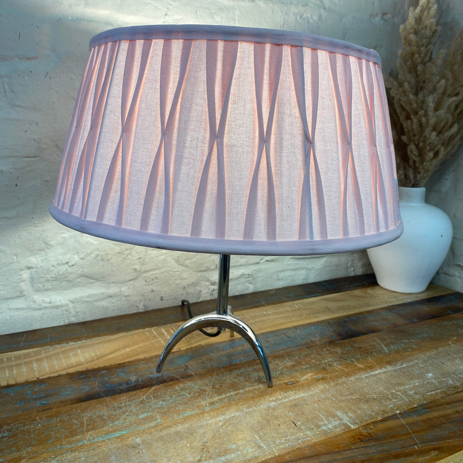Lampenschirm Riva Drum rosa 45 cm Deko