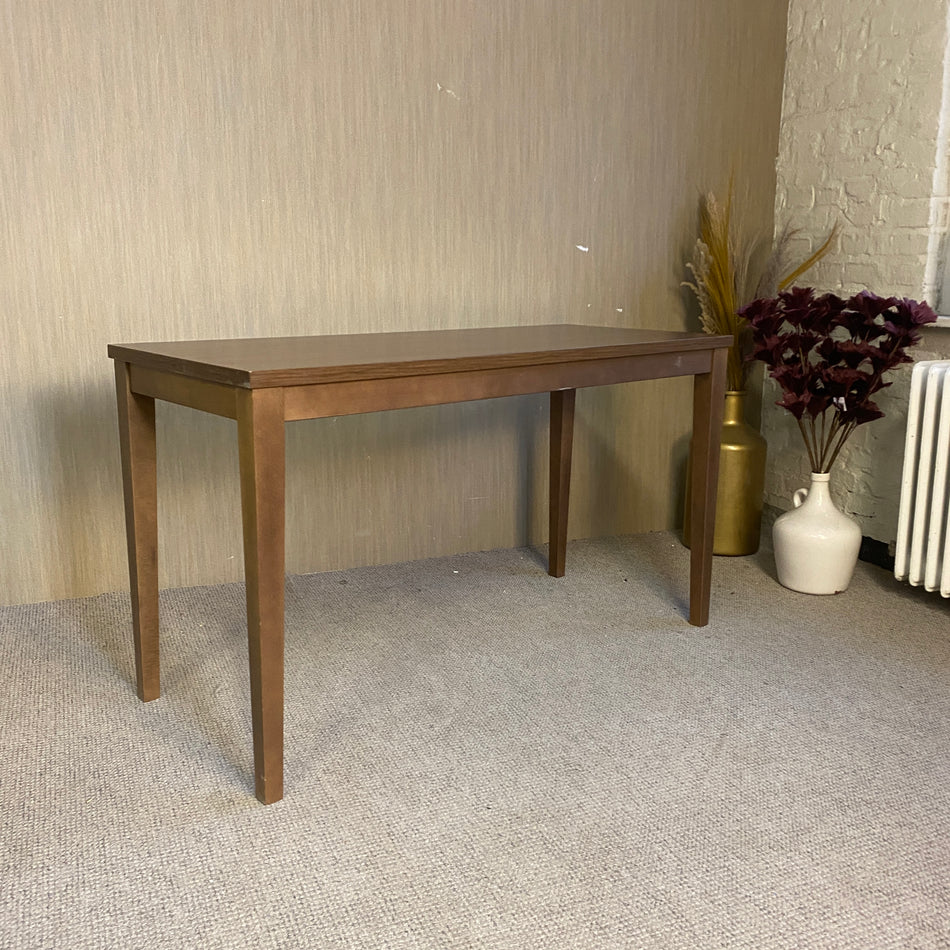 Massiver rechteckiger Holztisch in Nussbaumoptik – Esszimmertisch / Schreibtisch – stabil & zeitlos – Tisch gebraucht