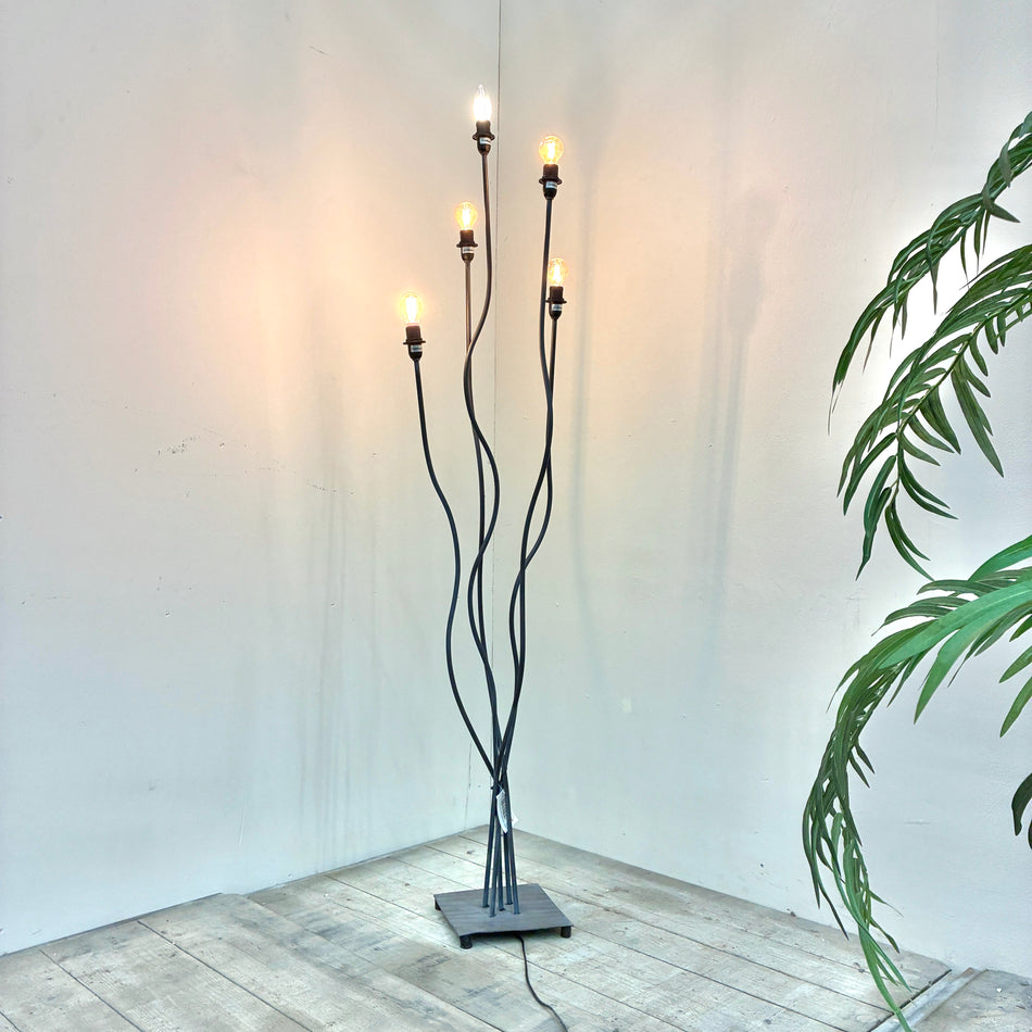KARE Design Stehleuchte Flexible Berry Cinque Designlampe Schwarz Lampe Gebraucht