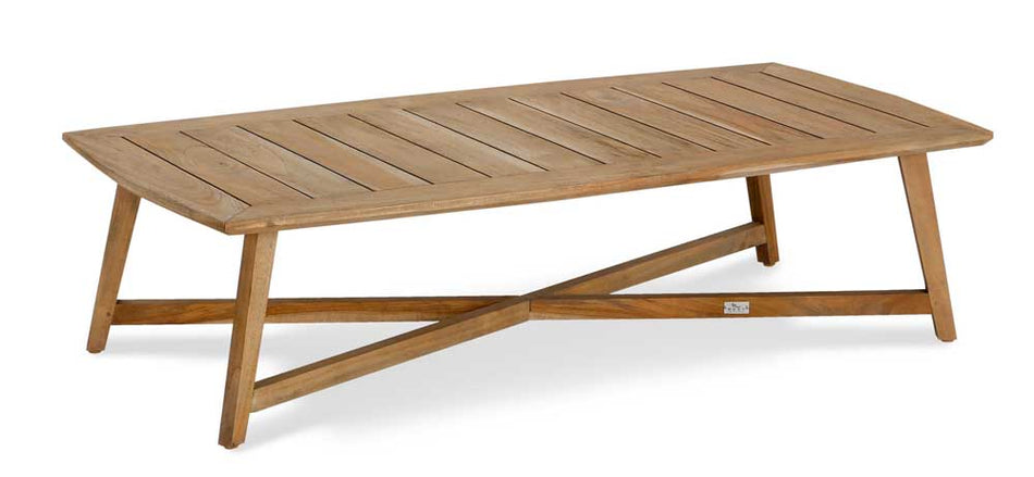 Lounge Tisch Paterna 140x70cm Teakholz Couchtisch