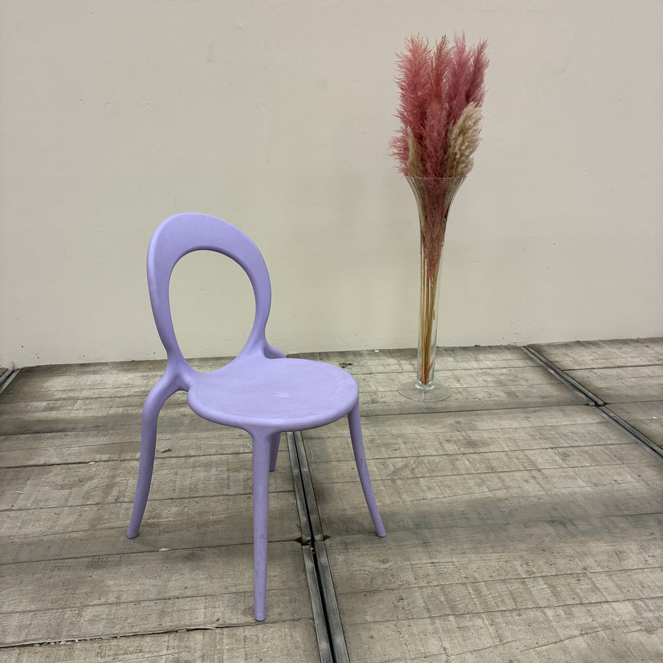 Kunststoffstuhl Design Monoblock Kunststoffstuhl Lila Flieder Stuhl Gebraucht