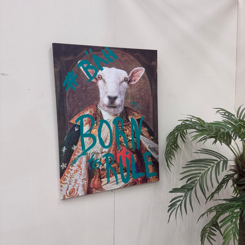 Thomas Klotz "Giraffe" Kunstdruck auf Leinwand 75x100 Wandbild Deko