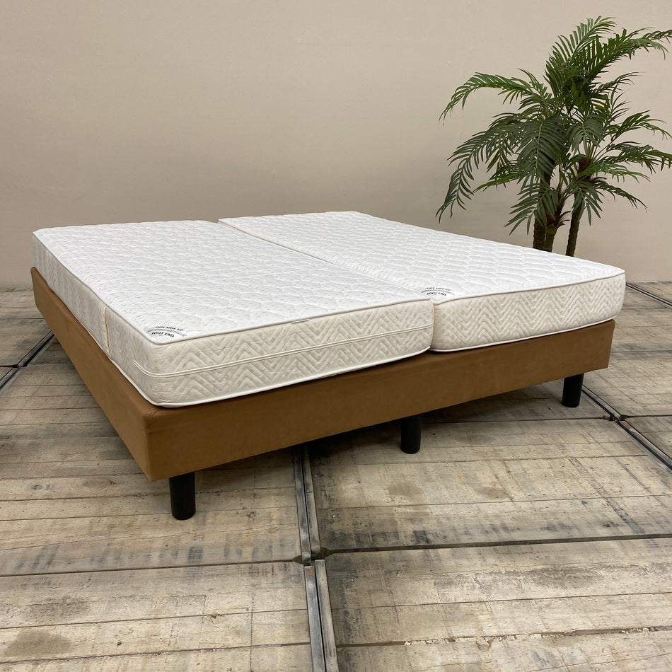 Boxspringbett 180x200 Braun Inkl. Federkern Matratze Bett Gebraucht