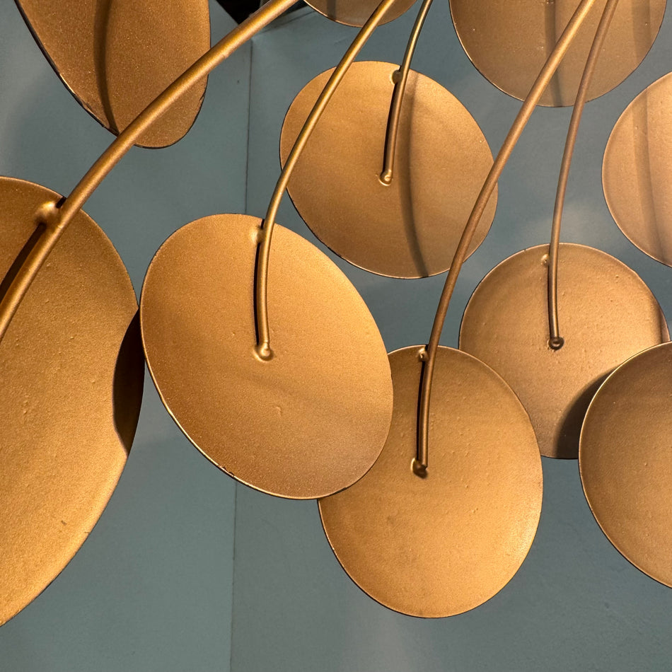 PTMD DOTTA Hängeleuchte Golden Metall Deckenlampe Lampe