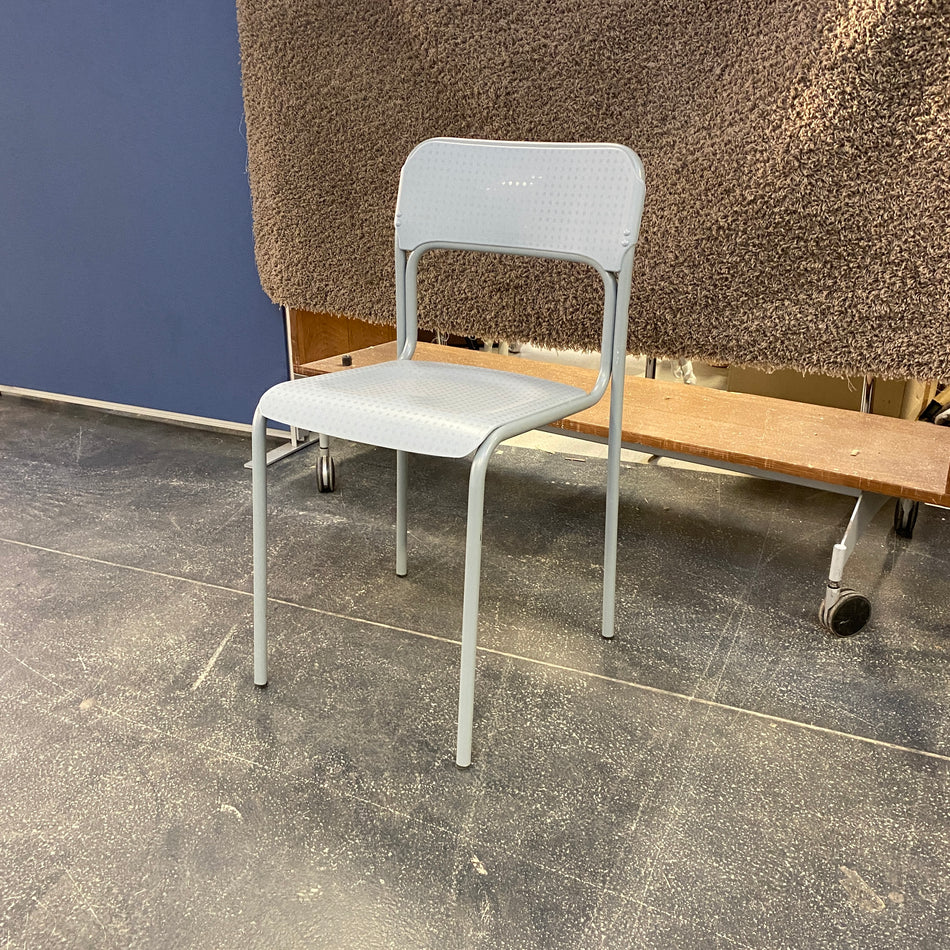 Stapelstuhl hellblau Kunststoff Stuhl